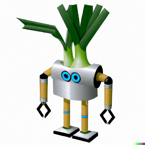 DALL·E 2022-11-30 01.56.50 - robot leek