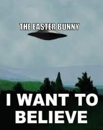 The Easter bunny